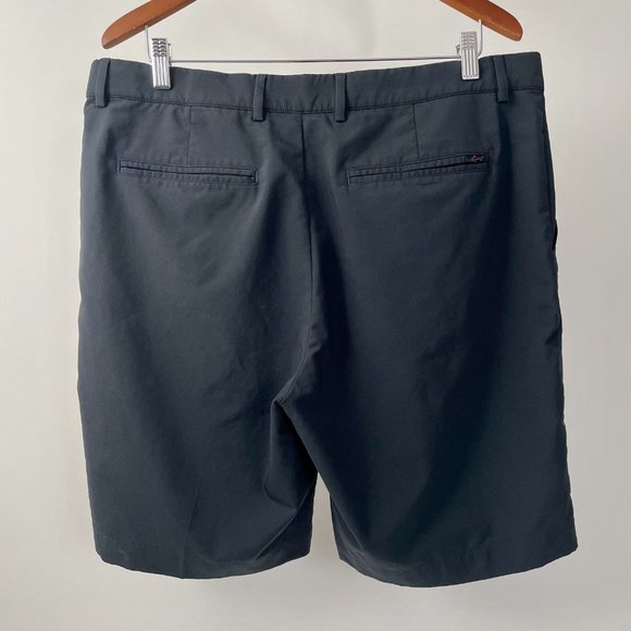 Greg Norman Lightweight Quick Dry Flat Front Golf Shorts, Navy Blue, Size 36 - Picture 3 of 5